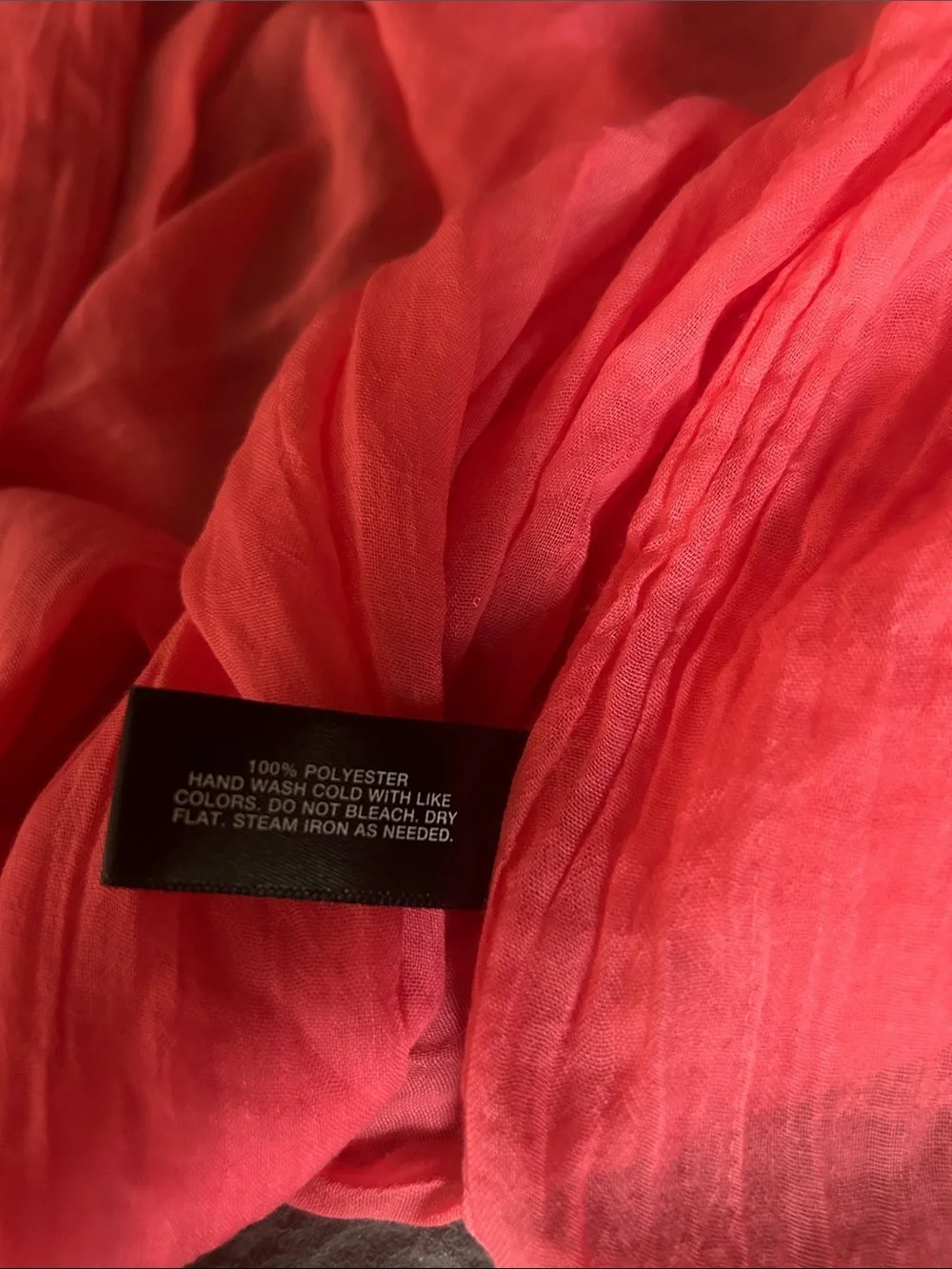 Mixit Coral Pink Decorative Scarf for Home Accents